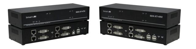 SmartAVI SDX-XT-4P-S 4-Port Extended KVM Switch