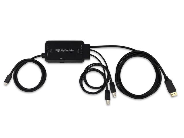High Sec Labs SCBLN11CCL USB-C to DisplayPort Single-Head secure KVM cable
