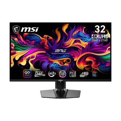 MSI MPG 321URX QD-OLED (32-Inch 4K QD-OLED/240Hz/0.03ms/99% DCI-P3/DisplayHDR True Black 400/DP2.1)