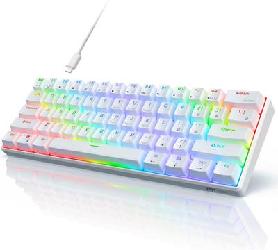 Royal Kludge RK61 (60%/RK Mechanical/Bluetooth 5.1 + 2.4GHz + USB-C/RGB Backlighting/Budget)