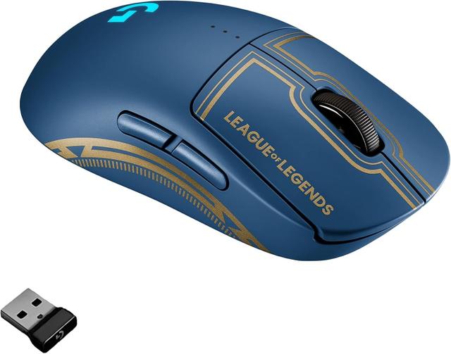 Logitech G Pro Wireless Lightspeed ambidextrous gaming mouse in black