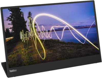 Lenovo ThinkVision M15 (15.6-Inch 1080p Portable IPS/60Hz/6ms/300 nits/USB-C Single Cable)