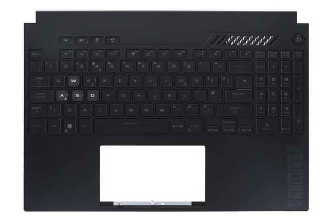 ASUS 90NR0EE5-R31UK0 UK layout backlit keyboard palmrest module for TUF Gaming A15 FA507