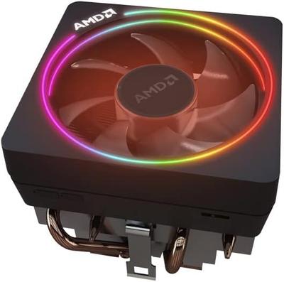 AMD Wraith Prism (Stock Cooler/RGB LED Ring and Logo/4 Heatpipes/Single 90mm Fan/Bundled with Select Ryzen CPUs)