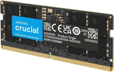 Crucial RAM CT16G56C46S5 (16GB Single Module/DDR5 5600MHz/CL46/1.1V/UDIMM/288-Pin)