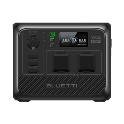 BLUETTI AC60 (403Wh/IP65 Weatherproof/600W AC Outlet/Outdoor and Marine Power Station)