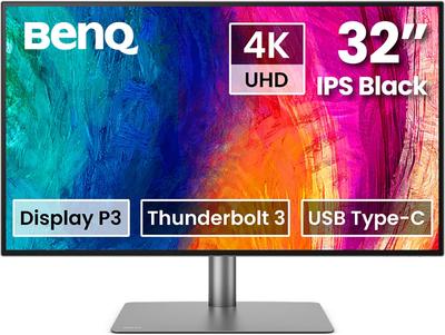 BenQ PD3225U (32-Inch 4K IPS/60Hz/5ms/95% DCI-P3/HDR10/AQCOLOR CAD/CAM Modes/USB-C 90W)