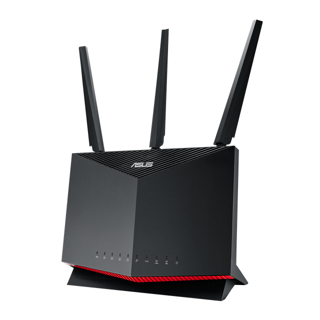 ASUS RT-AX86U dual-band WiFi 6 gaming router with 2.5G port