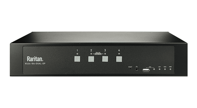 Raritan SS4-104-DUAL 4-Port Secure Dual-Monitor KVM Switch