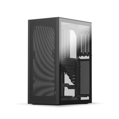 SSUPD Meshlicious (Mini-ITX/Mini-DTX Support/Full Mesh Side Panel/PCIe Riser Included/SFF Enthusiast)