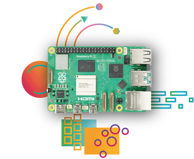 Raspberry Pi 5 (4GB) single-board computer