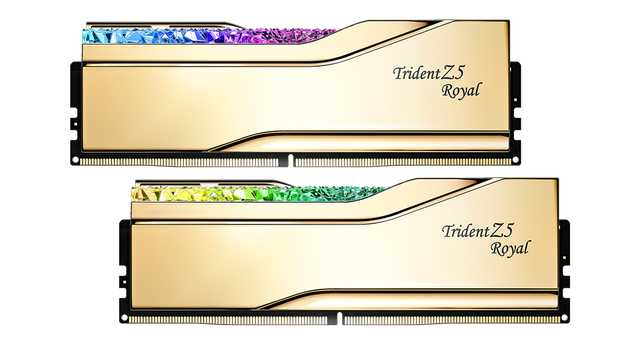 G.Skill Trident Z5 Royal 32GB (2x16GB) DDR5-6000 CL30 Classic Gold