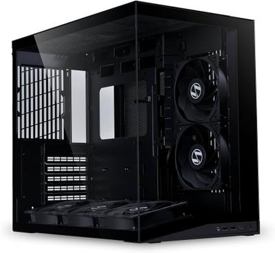 Lian Li O11D MINI V2 Flow (Compact ATX/Dual-Chamber/5 Pre-installed Reverse Blade Fans/Panoramic Glass/Back-Connector Support)