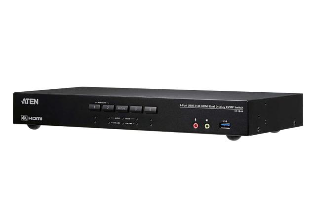 ATEN CS1844 4-port USB 3.0 4K HDMI dual-display KVMP switch