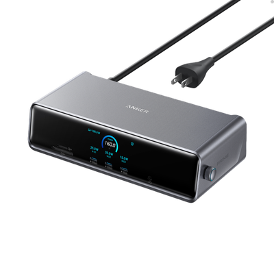 Anker Prime 14-in-2 Docking Station (Thunderbolt 4/USB4 / 14 Ports + Built-In Charger / 140W Host Charging / Dual 4K@60Hz / Mac/Windows / ~$280)