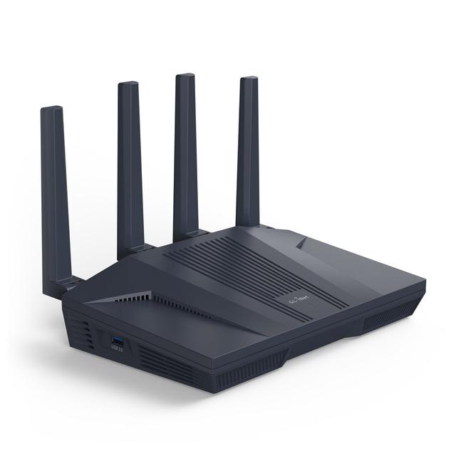 GL.iNet GL-MT6000 Flint 2 WiFi 6 OpenWrt router with 2.5G ports