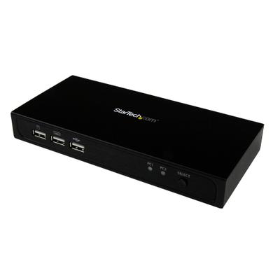 StarTech SV231DPU2 (DisplayPort / 2 Computers / 4K@30Hz / USB 2.0 Hub / Discontinued)