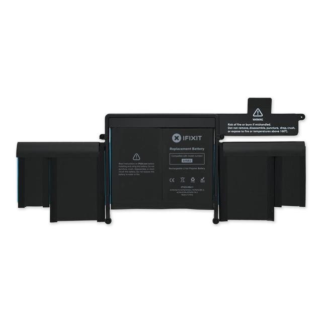 Apple A1582 replacement battery for MacBook Pro 13 inch Retina A1502 (Early 2015), label showing model A1582