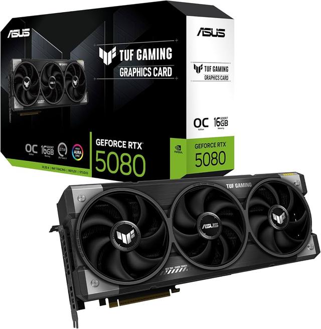 ASUS TUF Gaming OC RTX 5080 graphics card