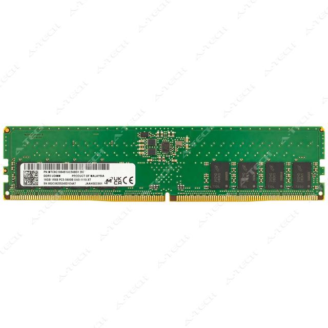 Micron MTC8C1084S1UC56BD1 16GB DDR5-5600 UDIMM desktop memory module