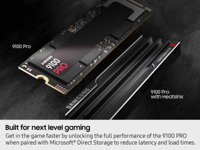 Samsung 9100 PRO 1TB SSD with Heatsink