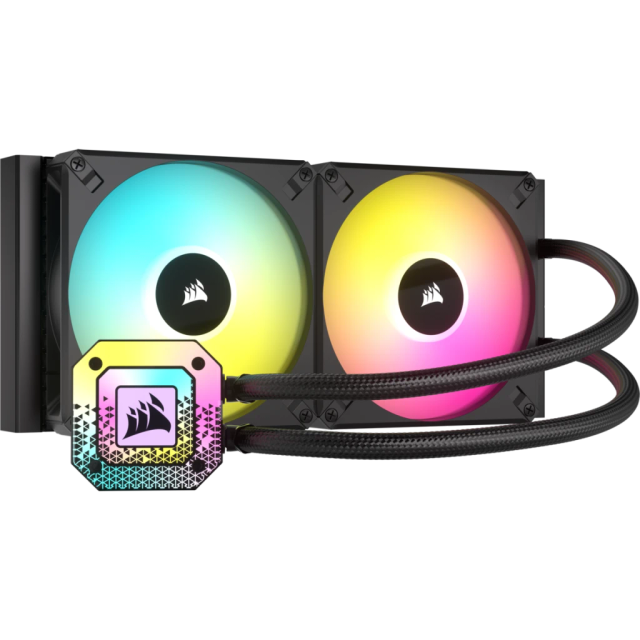 Corsair iCUE H115i ELITE CAPELLIX XT 280mm all-in-one liquid CPU cooler with RGB fans