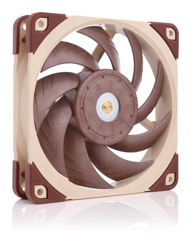 Noctua NF-A12x25 PWM 120mm case fan in beige and brown