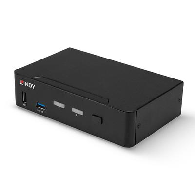 Lindy 2 Port DisplayPort 1.4 USB 3.0 & Audio KVM Switch (DisplayPort / 2 Computers / 8K@60Hz / ~£638)