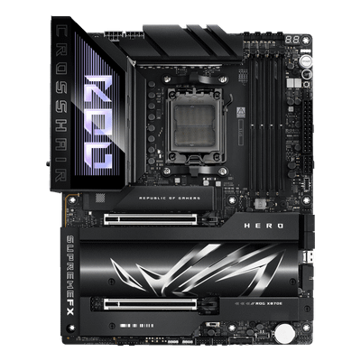 ASUS ROG Crosshair X870E Hero (AM5/AMD X870E/ATX/22-Phase 110A SPS VRM/Five M.2 Slots/Wi-Fi 7)