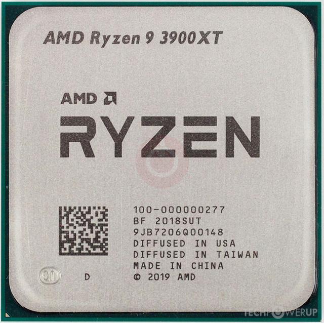 AMD Ryzen 9 3900XT CPU chip