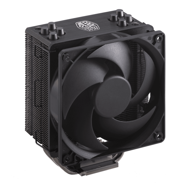 Cooler Master Hyper 212 Black Edition single-tower CPU air cooler with 120mm PWM fan