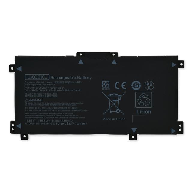HP LK03XL 11.55V 55.8Wh replacement laptop battery