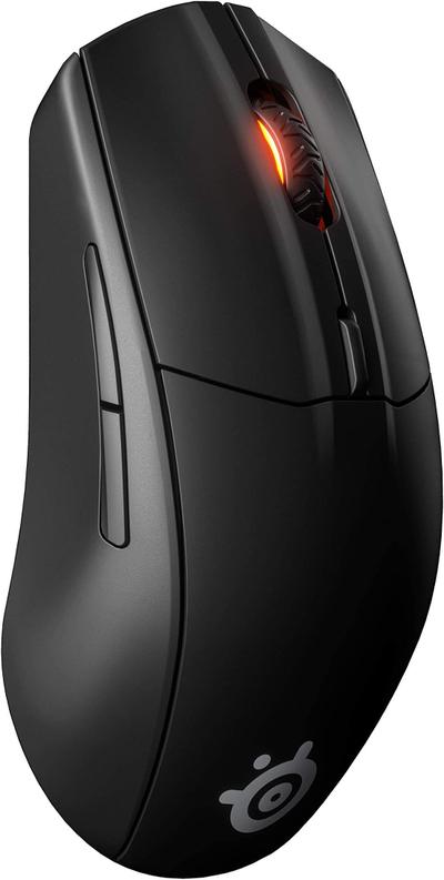 SteelSeries Rival 3 Wireless (Wireless/Ambidextrous/Symmetrical/90g/TrueMove Core Optical up to 18,000 DPI/1000Hz/400hr Battery/Mechanical Switches)