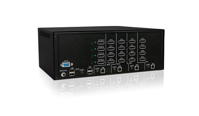 SmartAVI SM-DPN-4Q-S 4-Port Quad DisplayPort KVM Switch