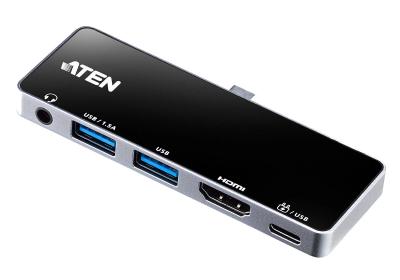 ATEN UH3238 USB-C Dual Monitor Dock (USB-C / 7 Ports / 90W Host Charging / Dual 4K@60Hz / Fanless with KVM Switching / Windows/Mac / ~$180)
