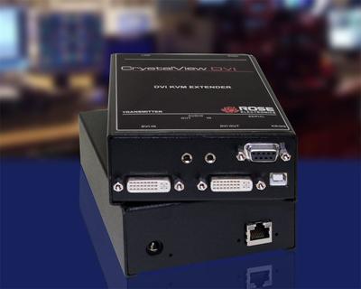 Rose CrystalView CRK-2DTXPD2D/AUD (Dual-Head DisplayPort Fiber KVM Extender with Audio / $4299.00)