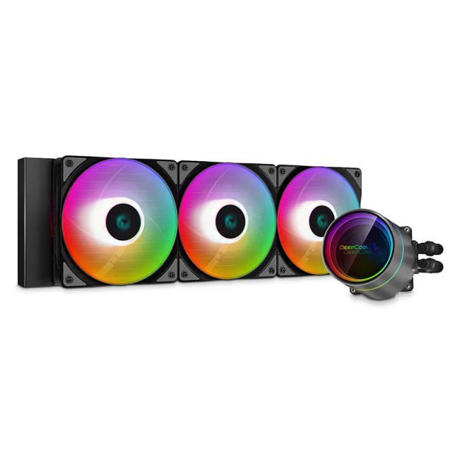 DeepCool Castle 360EX A-RGB 360mm all-in-one liquid CPU cooler with A-RGB pump and fans