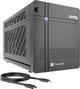 Plugable Thunderbolt 5 AI eGPU Enclosure & Dock (TBT5-AI) (850W Built-In PSU / 80Gbps Thunderbolt 5 / 96W Host Charging / Prosumer Local-AI GPU Housing)
