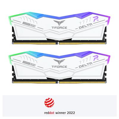 TeamGroup T-Force Delta RGB FF4D564G6000HC38ADC01 (64GB (2x32GB)/DDR5 6000MHz/CL38/RGB White)