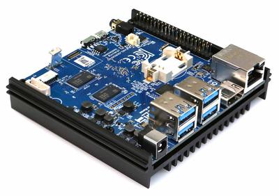 Hardkernel ODROID-N2+ (Single-Board Computer/Amlogic S922X/Hexa-Core Cortex-A73+A53/Up to 4GB LPDDR4/High-Clock Media & NAS Board)