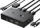 UGREEN HDMI KVM Switch (1 Monitor, 2 Computers, 4K@60Hz, Budget)