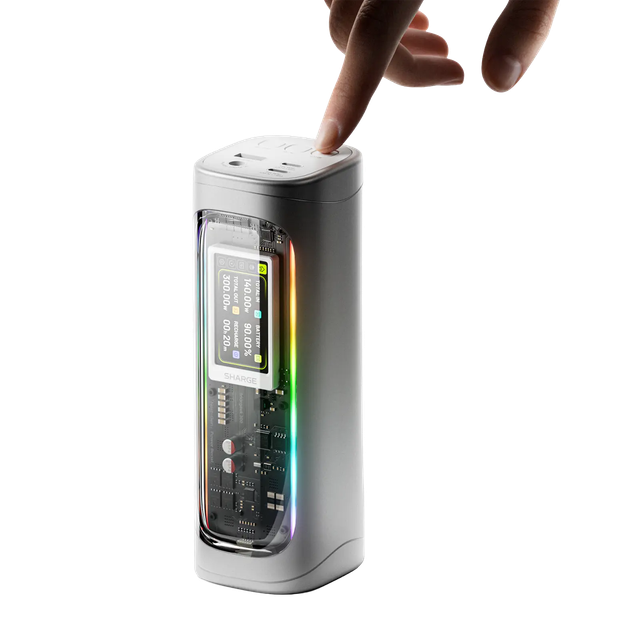Sharge Shargeek 300 power bank, 24,000mAh, 300W, RGB display
