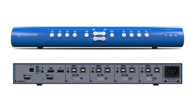 Secure Multi-Viewer 4K Ultra Mini-Matrix 4-Port