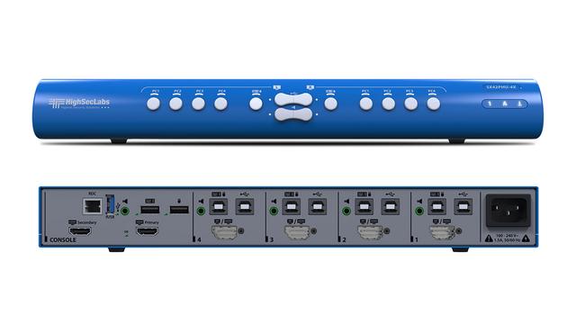 Secure KVM Multi-Viewer 4K Ultra Mini-Matrix 4-Port SX42PHU-4X