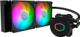 Cooler Master MasterLiquid ML240L V2 (240mm AIO Liquid/Infinity Mirror RGB Pump/Dual 120mm ARGB Fans/240W TDP)