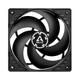 Arctic P12 PWM PST (120mm/56.3 CFM/2.2 mmH2O Static Pressure/22.5 dBA Max/Fluid Dynamic Bearing/No RGB/PWM PST Daisy-Chain/6-Year Warranty/~$7-8 per Fan in 5-Pack)