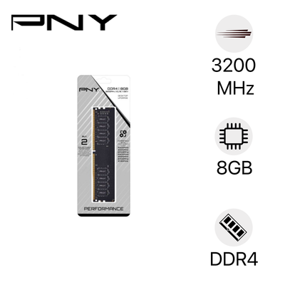PNY XLR8 Gaming MD8GSD4320016 (8GB (1x8GB)/DDR4 3200MHz/CL16/No RGB Black/Intel XMP 2.0)