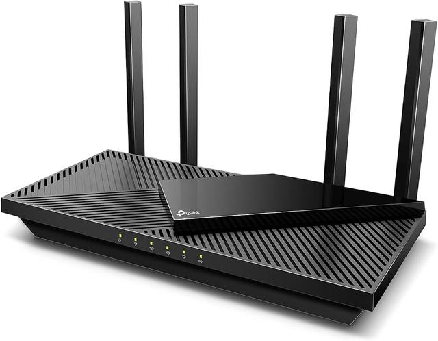 TP-Link Archer AX55 AX3000 WiFi 6 router with four antennas