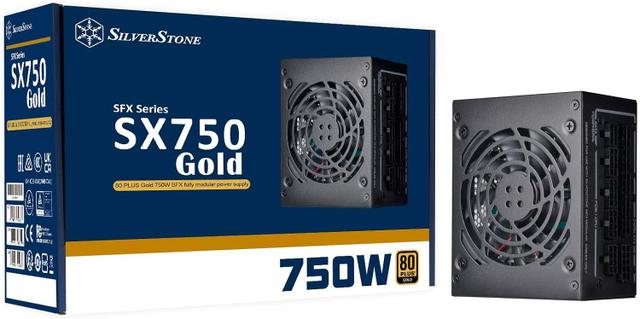 SilverStone SX750-G 750W SFX 80+ Gold fully modular power supply