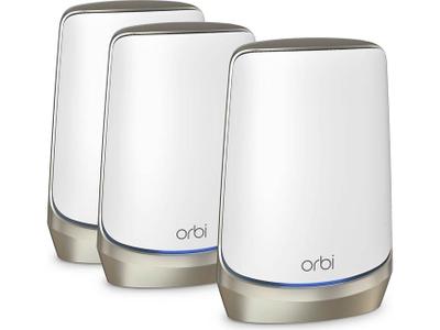 Netgear Orbi RBKE960 (WiFi 6E/Mesh System/Quad-Band AXE11000/Dedicated 6GHz Backhaul)